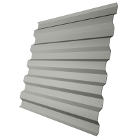 Профнастил С21 0,45 мм, сигнально белый (RAL 9003)