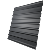 Профнастил МП20 0,45 мм, графитовый серый (RAL 7024)