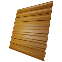 Профнастил С20 0,4 мм, оранжевый (RAL 2004)