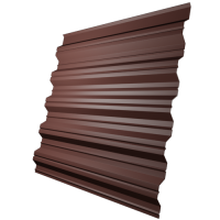 Профнастил НС35 0,45 мм, оксид красный (RAL 3009)