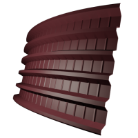 Профнастил ПГ44 0,5 мм, винно-красный (RAL 3005)