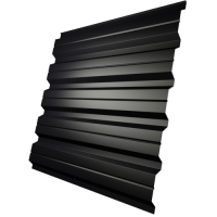 Профнастил МП35 0,45 мм, черный (RAL 9005)