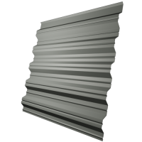 Профнастил НС35 0,45 мм, транспортно серый (RAL 7042)