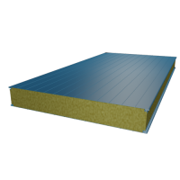 Сэндвич-панель стеновая с минеральной (базальтовой) ватой (МВУ) 100 мм