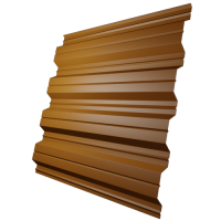 Профнастил НС44 0,5 мм, оранжевый (RAL 2004)