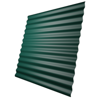 Профнастил МП18 0,45 мм, зеленый мох (RAL 6005)