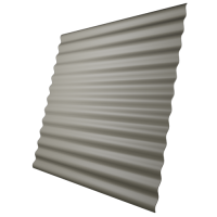 Профнастил МП18 0,45 мм, светлая слоновая кость (RAL 1015)