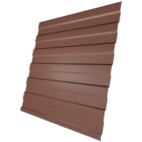 Профнастил С8 0,4 мм, оксид красный (RAL 3009)