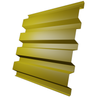 Профнастил Н80а 0,7 мм, сигнально желтый (RAL 1003)