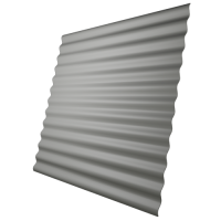 Профнастил МП18 0,45 мм, белый (RAL 9010)