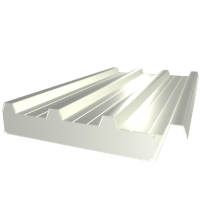 Сэндвич-панель кровельная с пенополистиролом (ППС) Белый (RAL 9010)