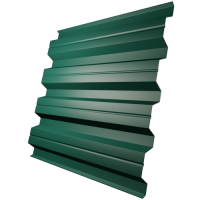 Профнастил Н57 0,55 мм, зеленый мох (RAL 6005)