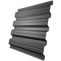 Профнастил Н57 0,55 мм, графитовый серый (RAL 7024)