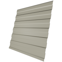 Профнастил С8 0,4 мм, светлая слоновая кость (RAL 1015)