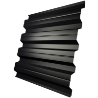 Профнастил Н60 0,5 мм, черный (RAL 9005)