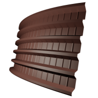 Профнастил ПГ44 0,5 мм, оксид красный (RAL 3009)