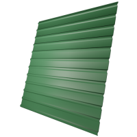 Профнастил С10 0,45 мм, лиственно-зеленый (RAL 6002)