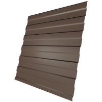 Профнастил С8 0,4 мм, шоколад (RAL 8017)