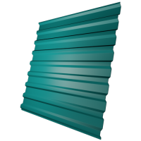 Профнастил С20 0,4 мм, водная синь (RAL 5021)