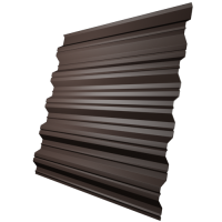 Профнастил НС35 0,45 мм, шоколад (RAL 8017)