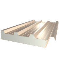 Сэндвич-панель кровельная с пенополистиролом (ППС) Светлая слоновая кость (RAL 1015)