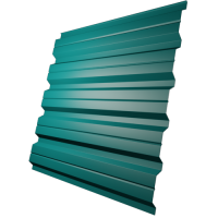 Профнастил МП35 0,45 мм, водная синь (RAL 5021)