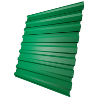 Профнастил С20 0,4 мм, зеленый (RAL 6037)