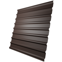 Профнастил МП20 0,45 мм, шоколад (RAL 8017)