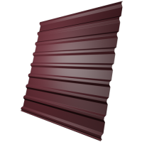 Профнастил МП20 0,45 мм, винно-красный (RAL 3005)