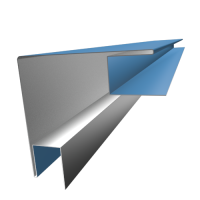 Планка угла наружного сложного профлиста 30х30х3000 С полимерным покрытием