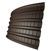 Профнастил ПГ18 0,5 мм, шоколад (RAL 8017)