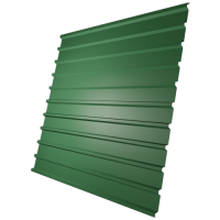 Профнастил С18 0,4 мм, лиственно-зеленый (RAL 6002)