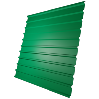 Профнастил С18 0,4 мм, зеленый (RAL 6037)