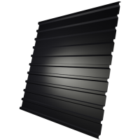 Профнастил С18 0,4 мм, черный (RAL 9005)