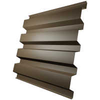 Профнастил Н80а 0,7 мм, коричневый (RAL 8028)