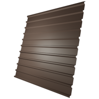 Профнастил С18 0,4 мм, шоколад (RAL 8017)