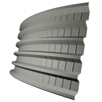 Профнастил ПГ44 0,5 мм, сигнально белый (RAL 9003)
