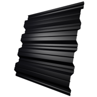 Профнастил НС44 0,5 мм, черный (RAL 9005)