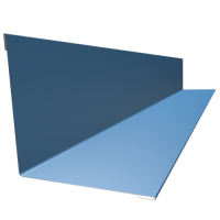 Планка угла внутреннего профлиста 30х30х3000 С полимерным покрытием