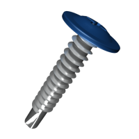 Саморез с прессшайбой со сверлом 4.2х13 мм Окрашенный
