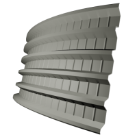 Профнастил ПГ44 0,5 мм, белый (RAL 9010)