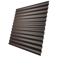Профнастил МП18 0,45 мм, шоколад (RAL 8017)