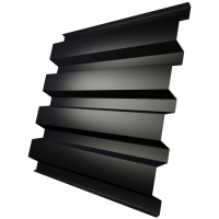 Профнастил Н80а 0,7 мм, черный (RAL 9005)