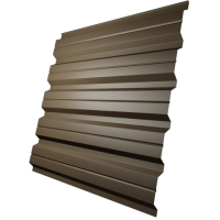 Профнастил МП35 0,45 мм, коричневый (RAL 8028)