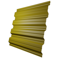 Профнастил НС44 0,5 мм, сигнально желтый (RAL 1003)