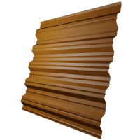 Профнастил НС35 0,45 мм, оранжевый (RAL 2004)