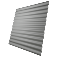 Профнастил МП18 0,45 мм, сигнально белый (RAL 9003)