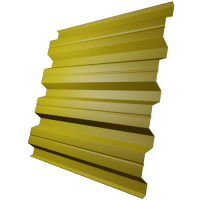 Профнастил Н57 0,55 мм, сигнально-желтый (RAL 1003)