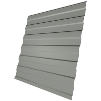 Профнастил С8 0,4 мм, транспортно серый (RAL 7042)