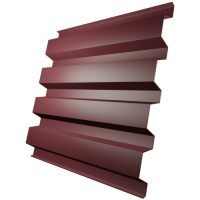 Профнастил Н80а 0,7 мм, винно-красный (RAL 3005)